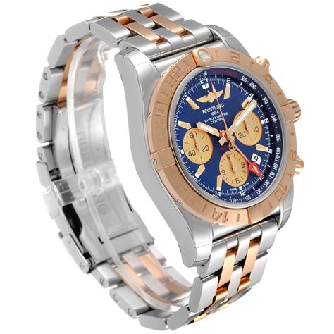 breitling rose gold chronomat.